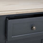 Voir la diapositive 3 : ATMOSPHERA Table Basse Design 4 Tiroirs  Damiano  110cm Gris
