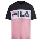 FILA T shirt /Noir Homme Fila Flat Matte. Coloris disponibles : Rose