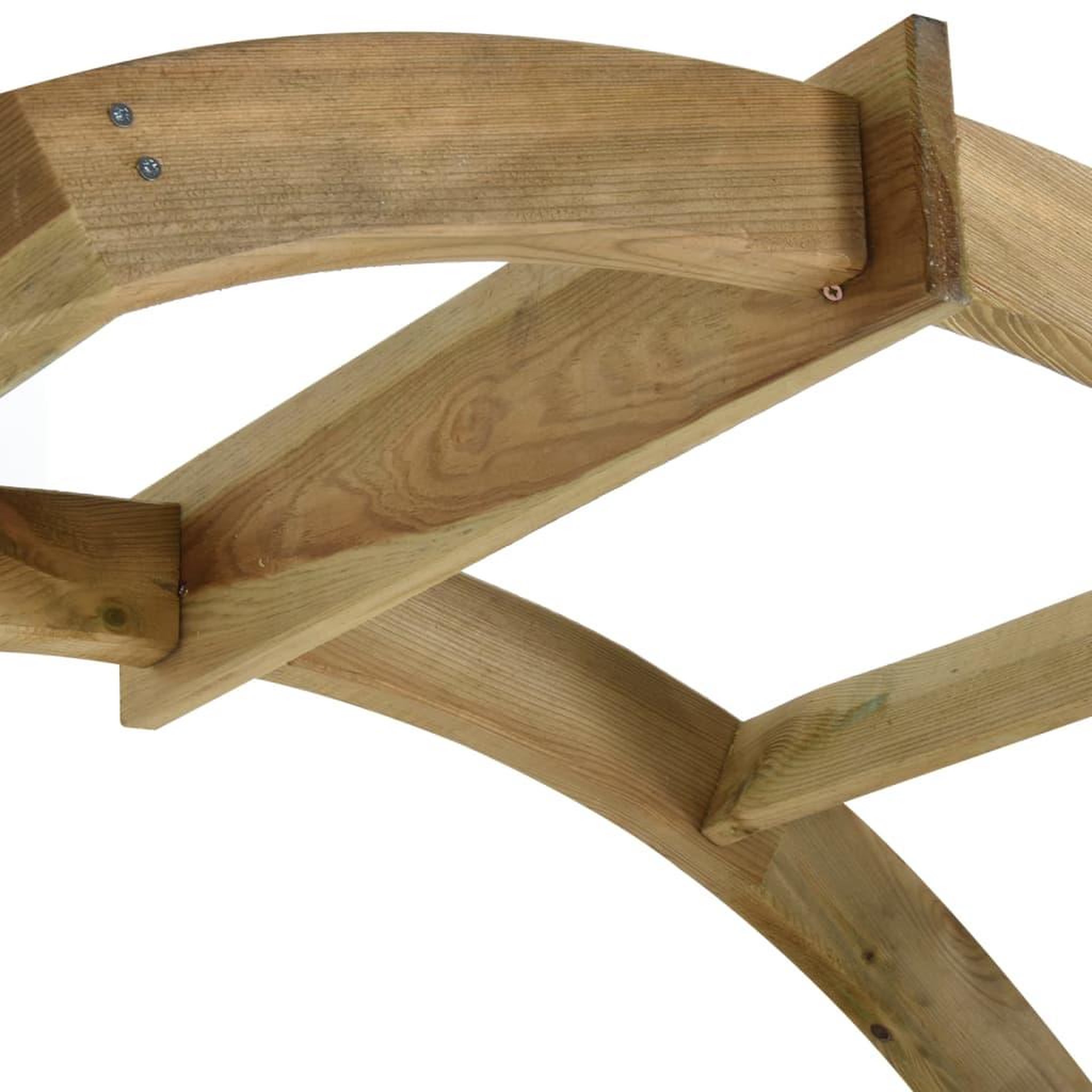 Voir la diapositive 4 : VIDAXL Arche avec treillis bois de pin vert impregne