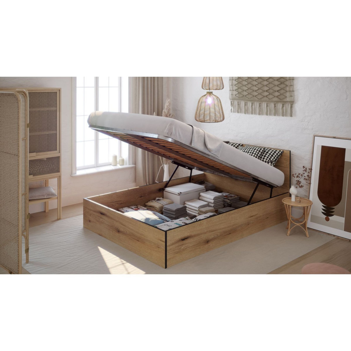 Raganet, Folding Cot For Outdoor, Portable Bed 64 Cm Width X 190 Cm