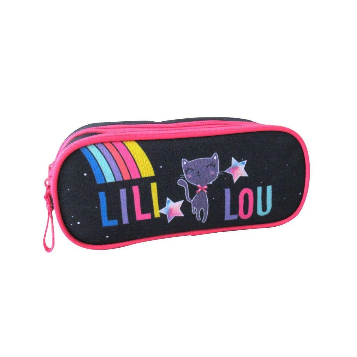 Bagtrotter Trousse scolaire 2 compartiments Lililou Bleu marine