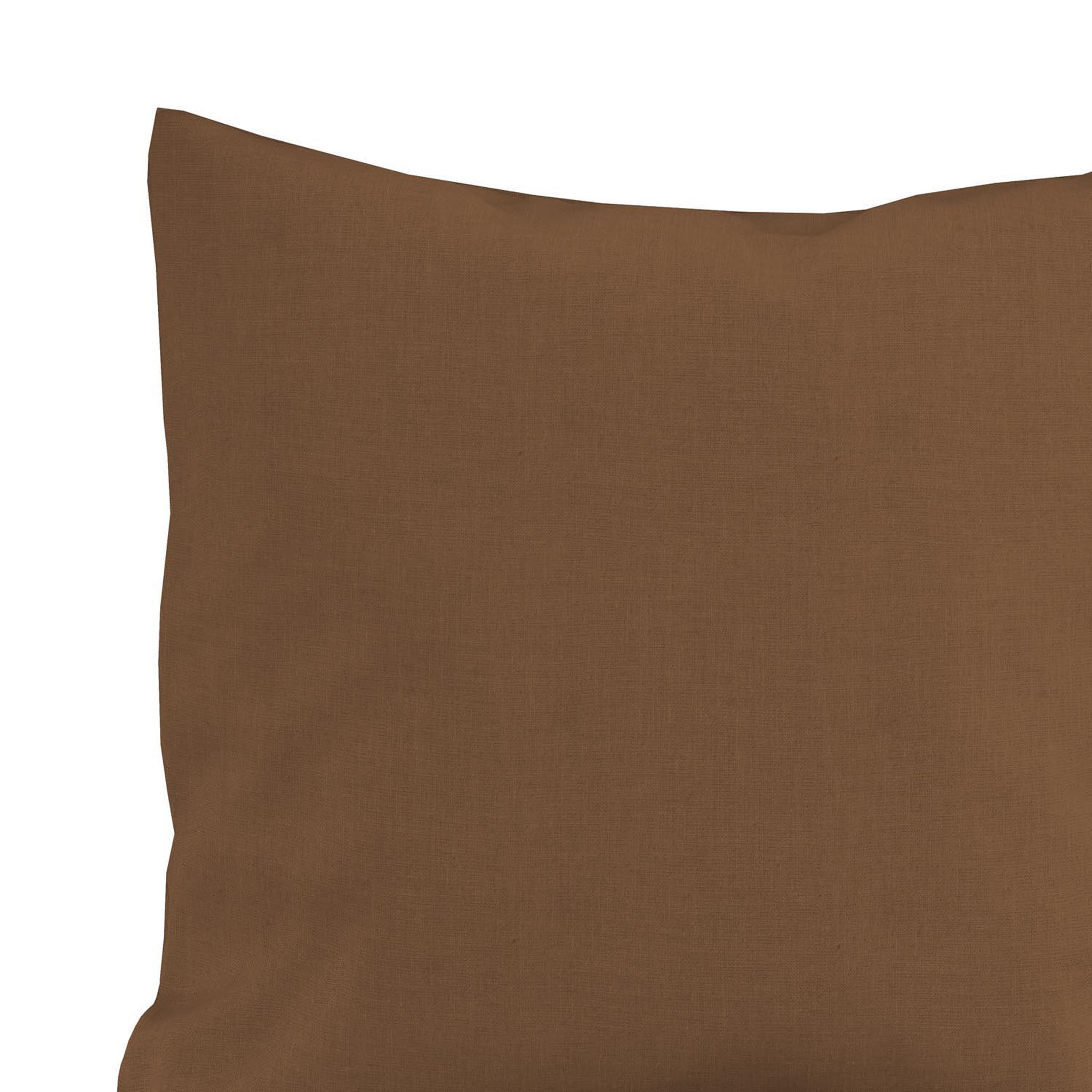 Voir la diapositive 2 : SOLEIL D'OCRE Coussin décoratif lin coton 45x45 cm lino, par soleil d'ocre