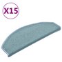Voir la diapositive 2 : VIDAXL Tapis de marches d'escalier 15 pcs Bleu 65x24x4 cm
