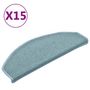 Voir la diapositive 2 : VIDAXL Tapis de marches d'escalier 15 pcs Bleu 65x24x4 cm