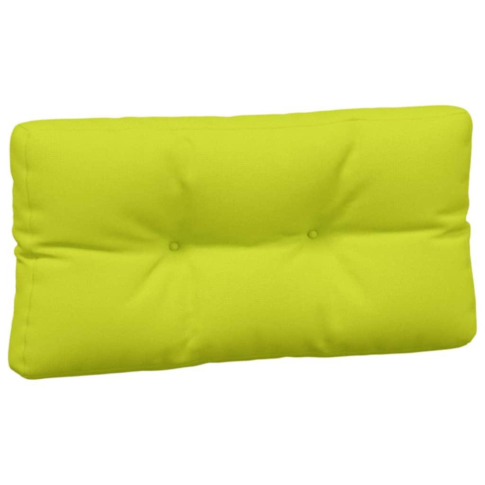 Voir la diapositive 5 : VIDAXL Coussins de palette lot de 3 vert vif tissu