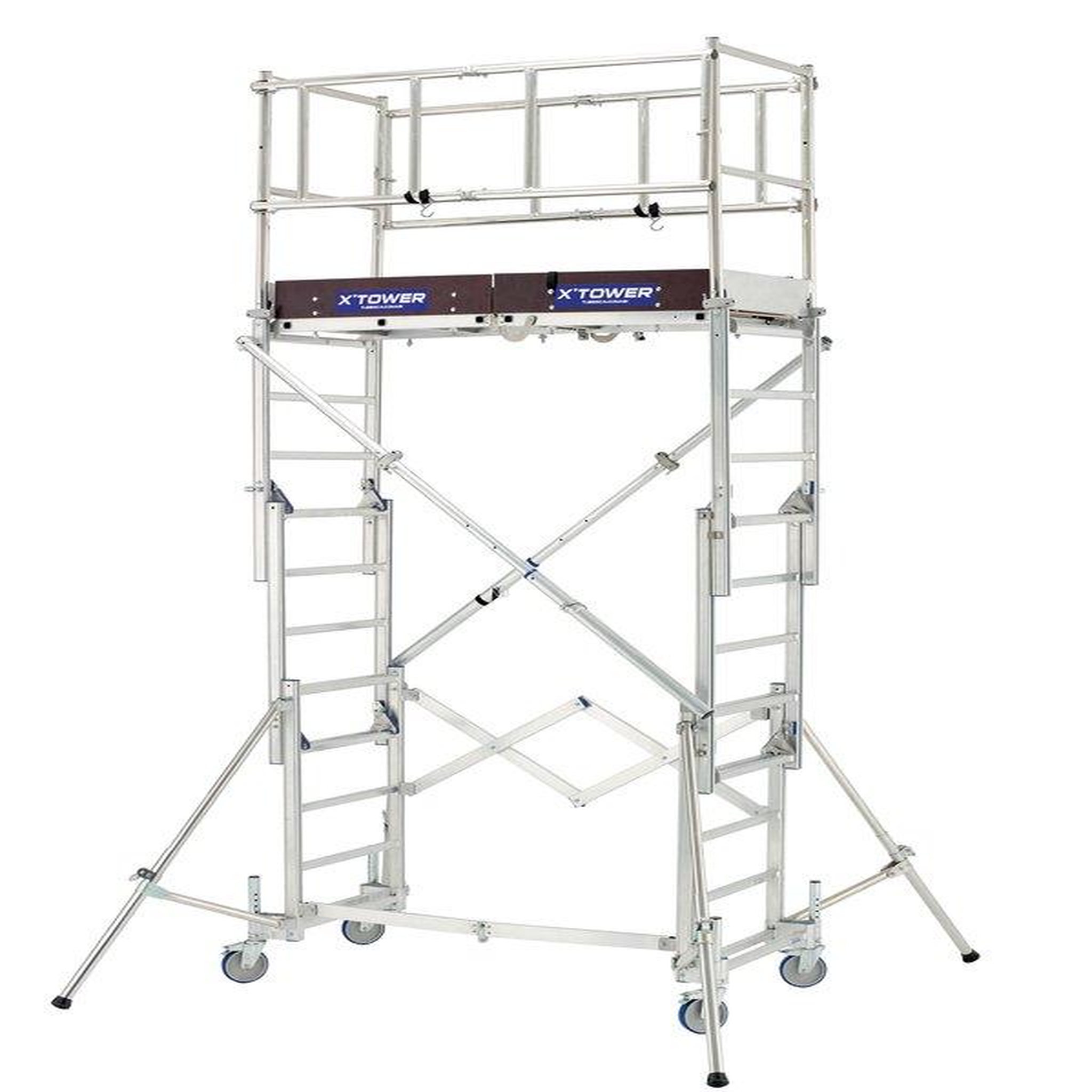 TUBESCA Echafaudage roulant X'TOWER 2m80 plancher (4m80 travail)