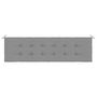 Voir la diapositive 4 : VIDAXL Coussin de banc de jardin gris 180x50x3 cm tissu oxford