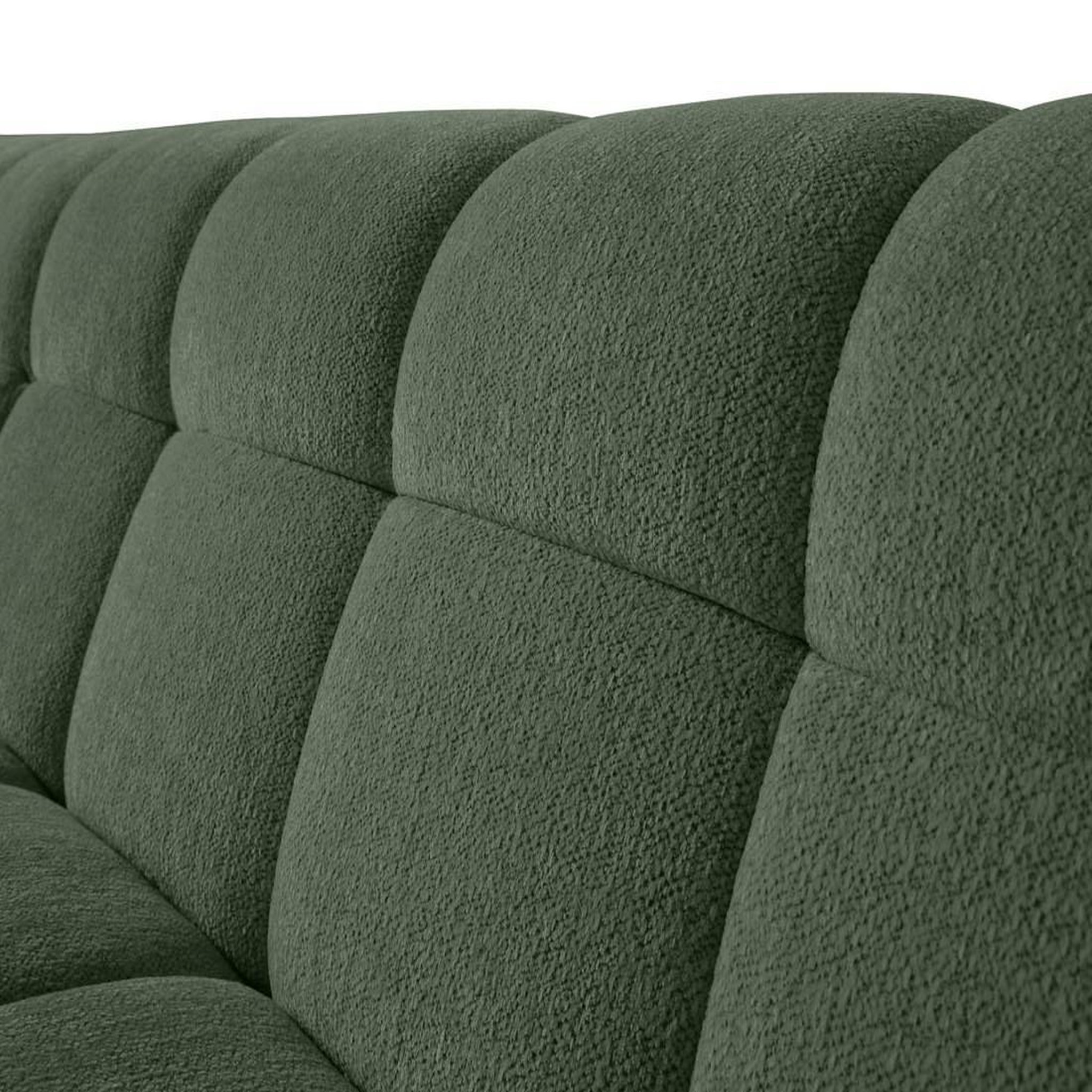 Voir la diapositive 6 : LISA DESIGN Ray - canapé d'angle gauche - 4 places - en tissu texturé