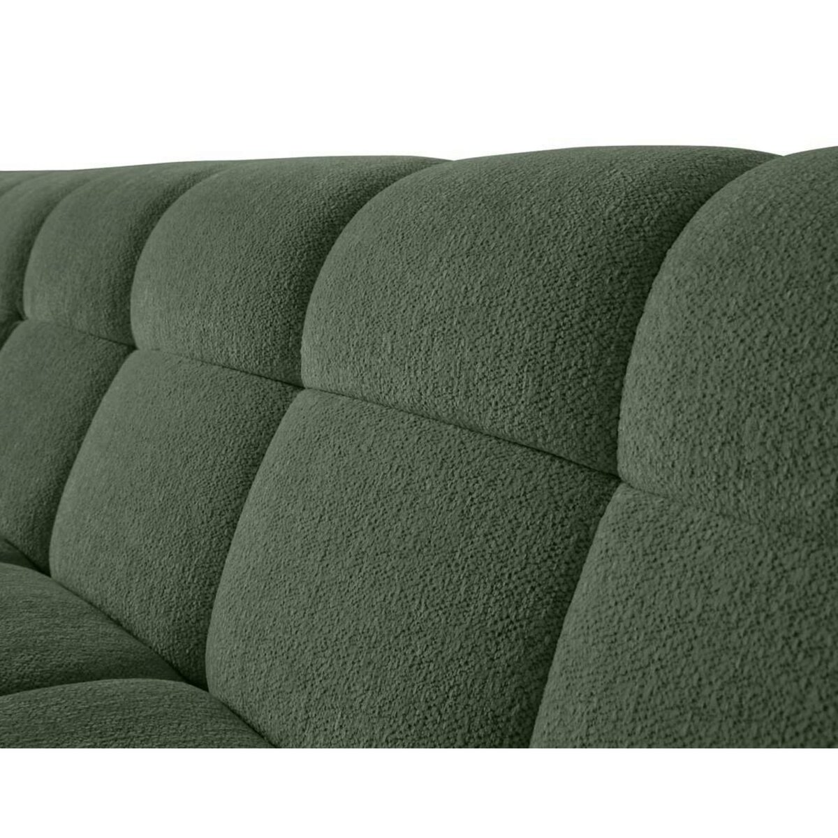 LISA DESIGN Ray - canapé d'angle gauche - 4 places - en tissu texturé