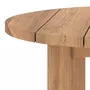 Rendez vous déco Table basse de jardin Aurland en bois de teck massif D80 cm