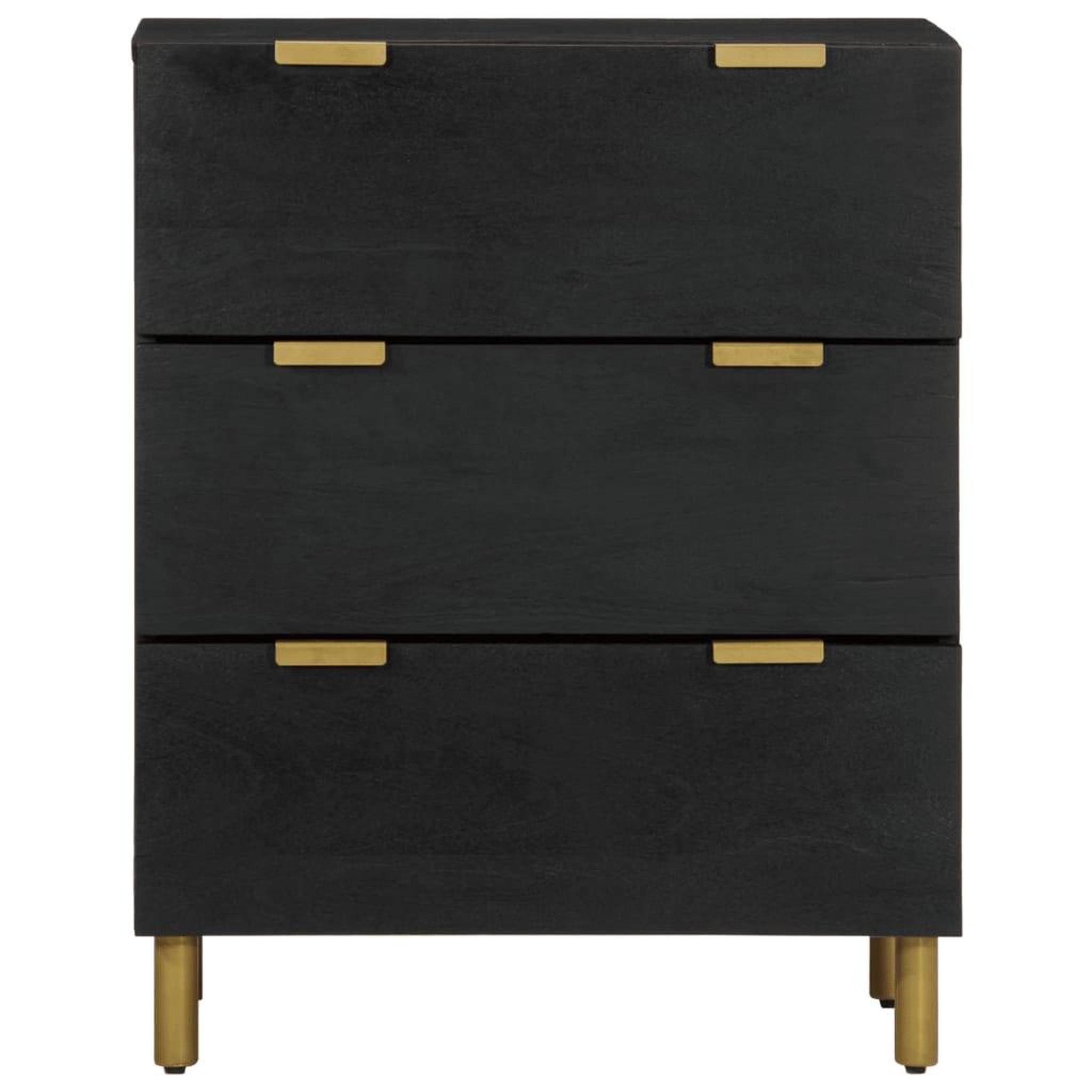 Voir la diapositive 3 : VIDAXL Buffet noir 60x33x75 cm bois d'ingenierie