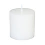 Voir la diapositive 2 : COMPTOIR DE LA BOUGIE Lot de 4 Bougies Votives  Rustic  4,5cm Blanc
