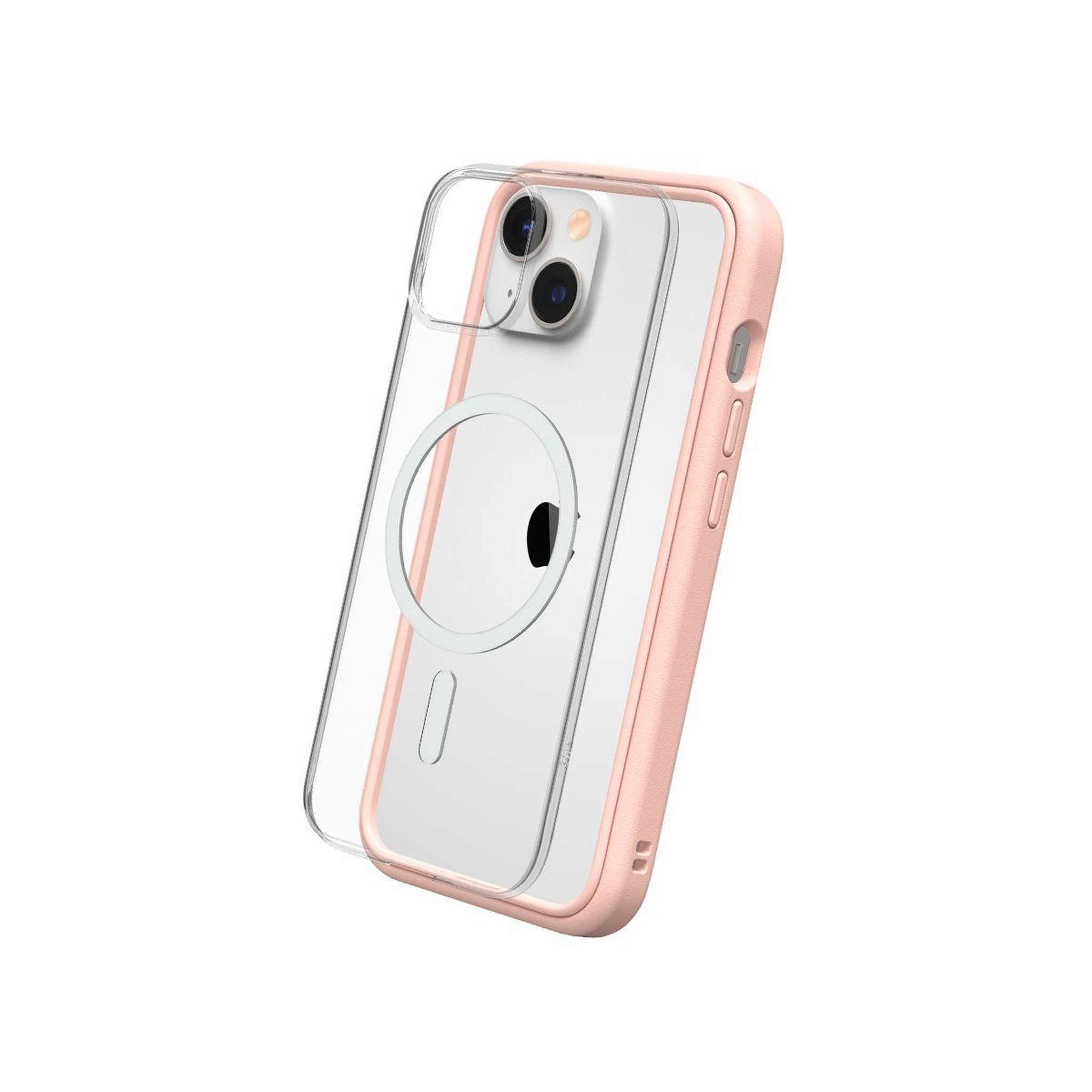 RHINOSHIELD Coque bumper IPhone 14 Mod NX Rose MagSafe