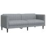 Voir la diapositive 2 : VIDAXL Canape a 3 places gris clair tissu
