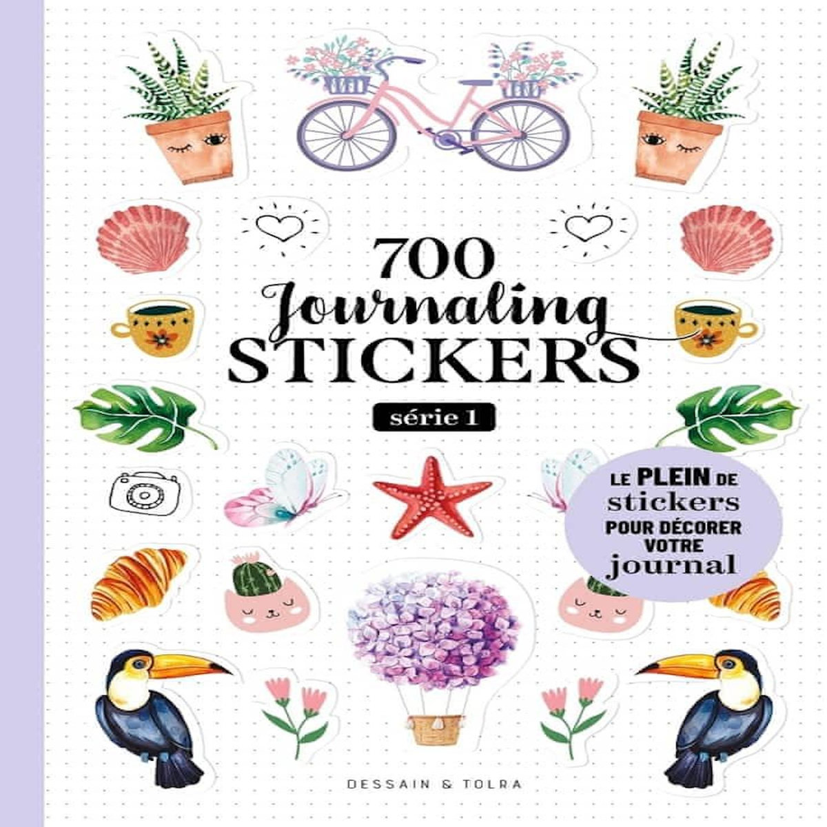 700 JOURNALING STICKERS SERIE 1, Dessain et Tolra