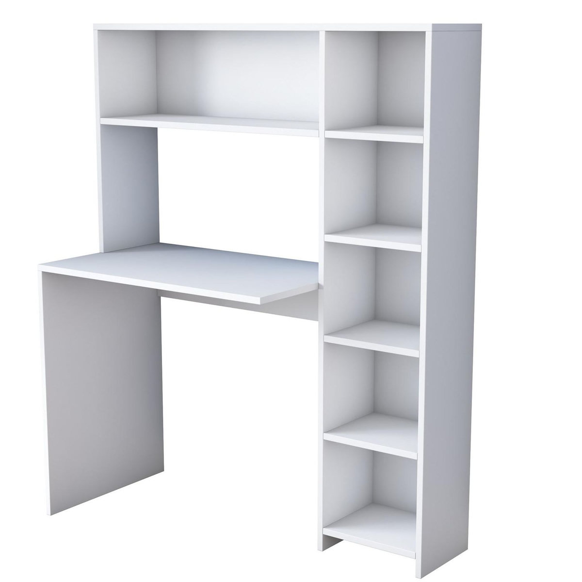 Habitat et Jardin bureau en bois  Haham  113 x 40 x 142 cm - Blanc