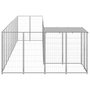 Voir la diapositive 3 : VIDAXL Chenil Argente 7,26 m^2 Acier