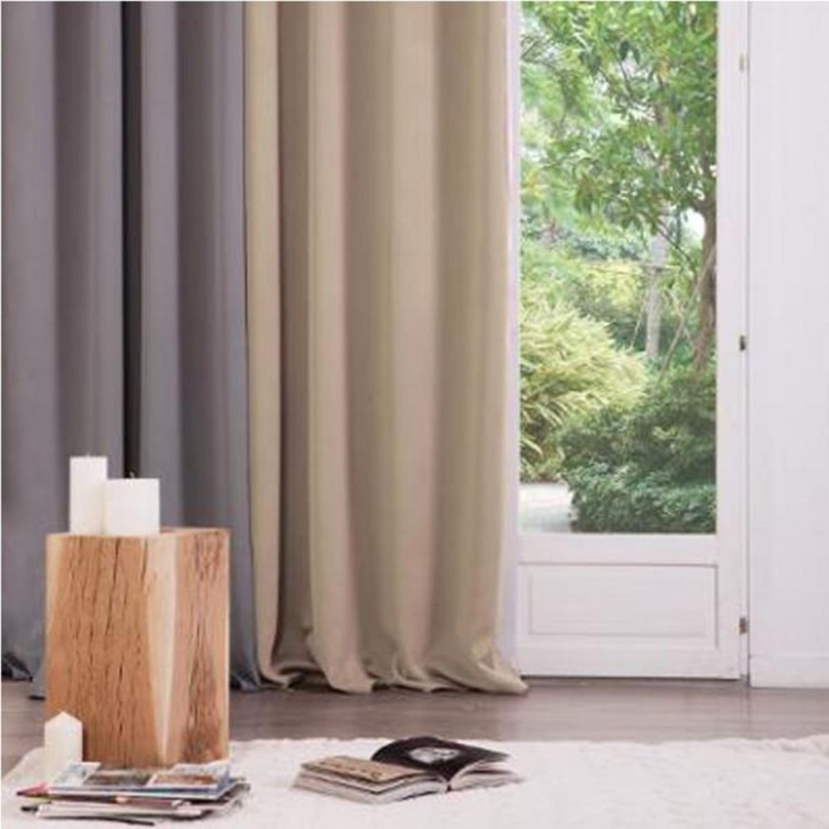 ATMOSPHERA Rideau Occultant  Topa  140x260cm Lin