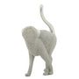 Voir la diapositive 2 : Paris Prix Statuette Déco Chat  Sparky  26cm Argent