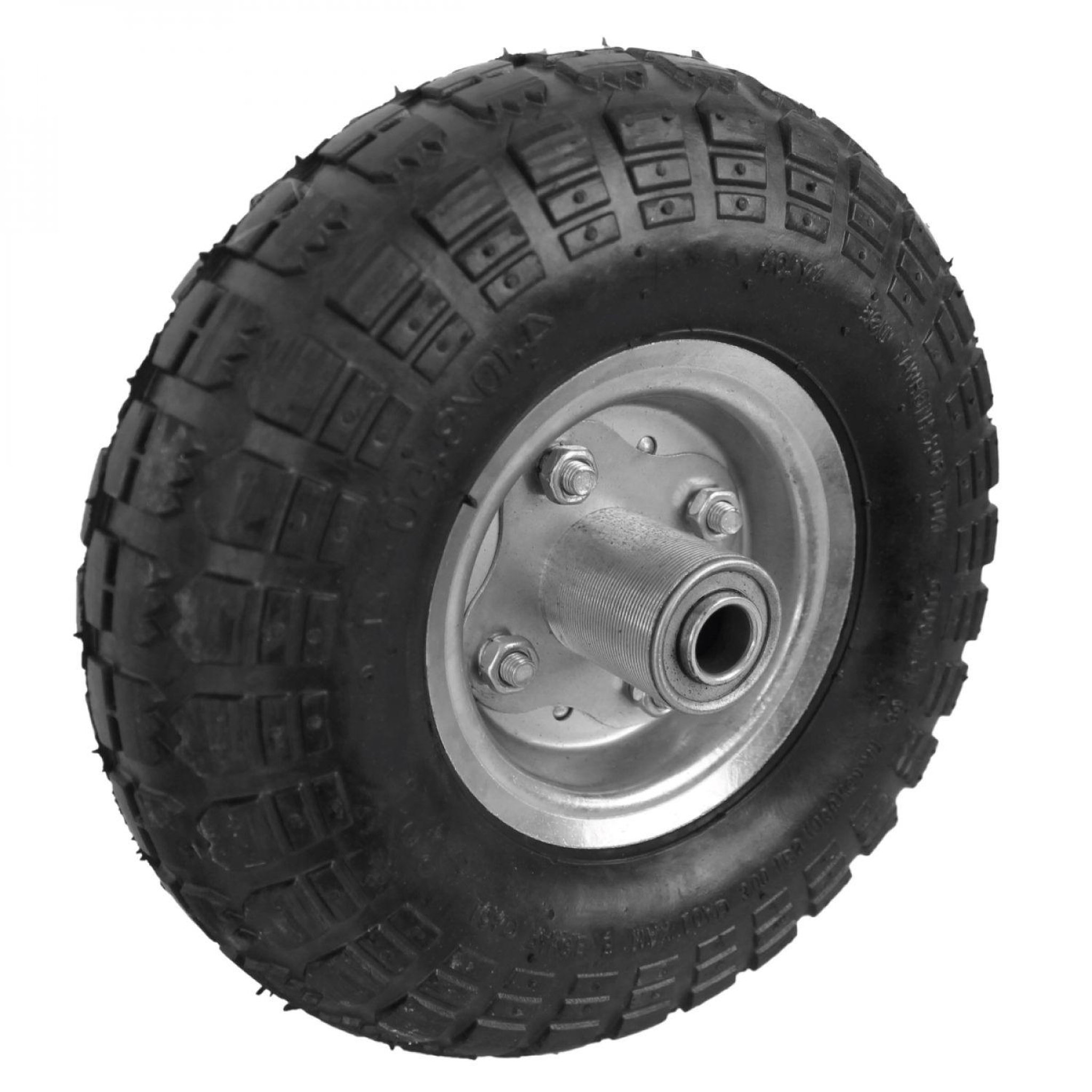 LINXOR Roue gonflable pour chariot 26 x 8  cm - Axe 20 mm