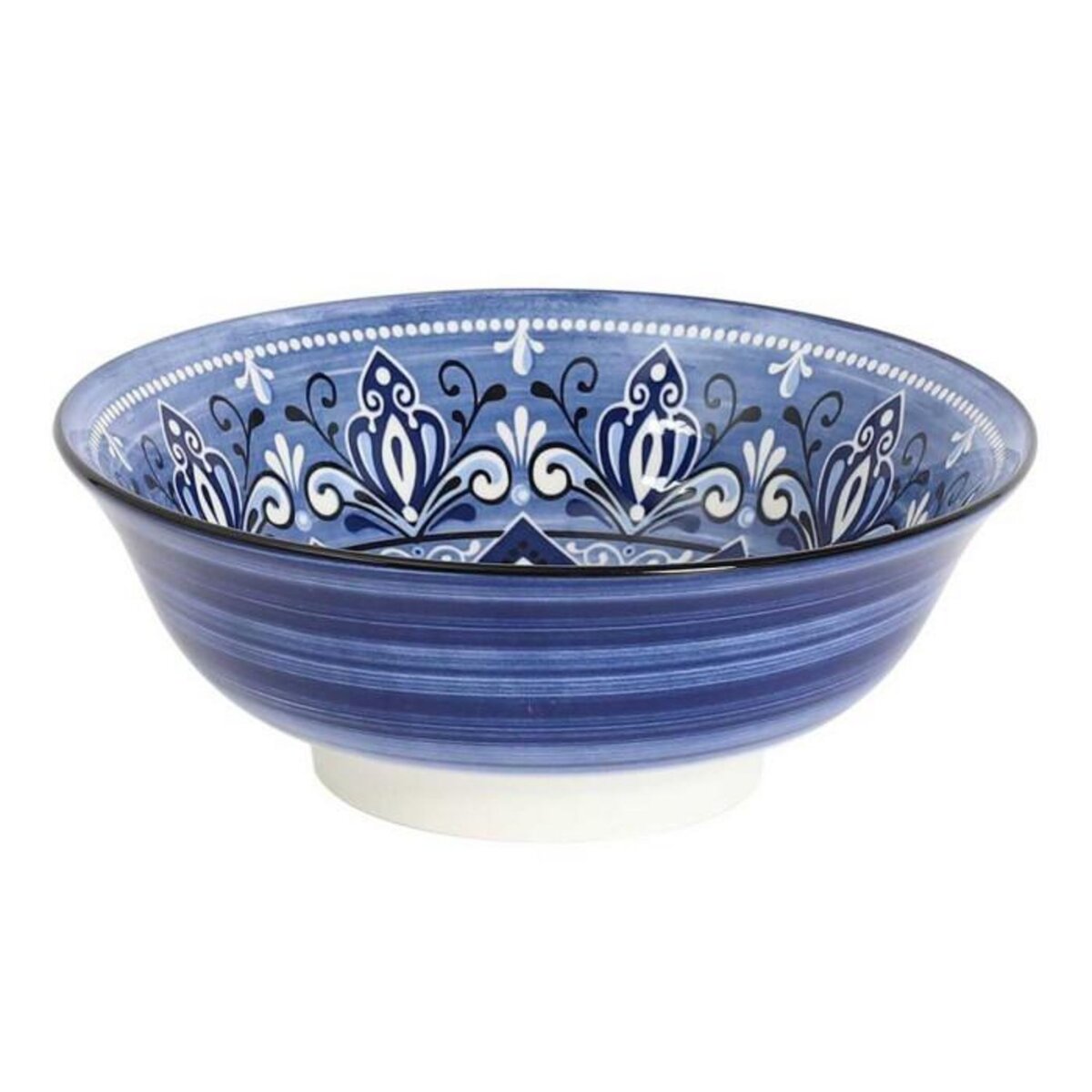 Paris Prix Saladier en Porcelaine  Jaipur  21cm Bleu