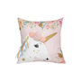 Voir la diapositive 1 : Atmosphera Kids Coussin Déco Enfant  Licorne Ruban  40x40cm Rose