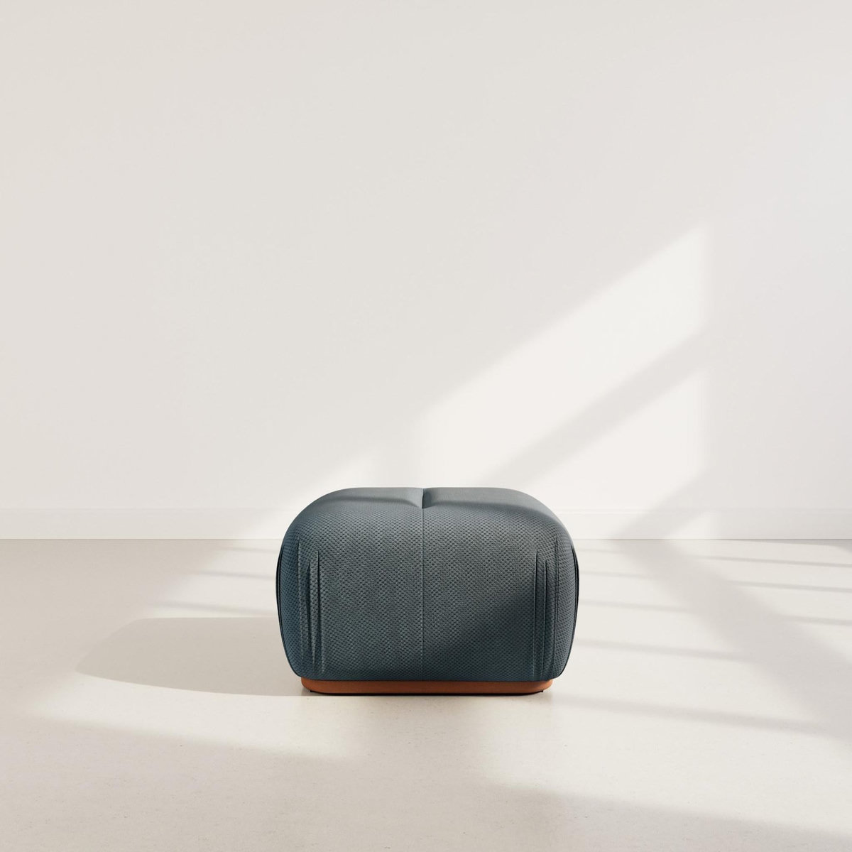 LISA DESIGN Penelope - pouf en velours texturé