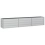 Voir la diapositive 2 : VIDAXL Lit sureleve de jardin 240x40x45 cm Acier galvanise Argente