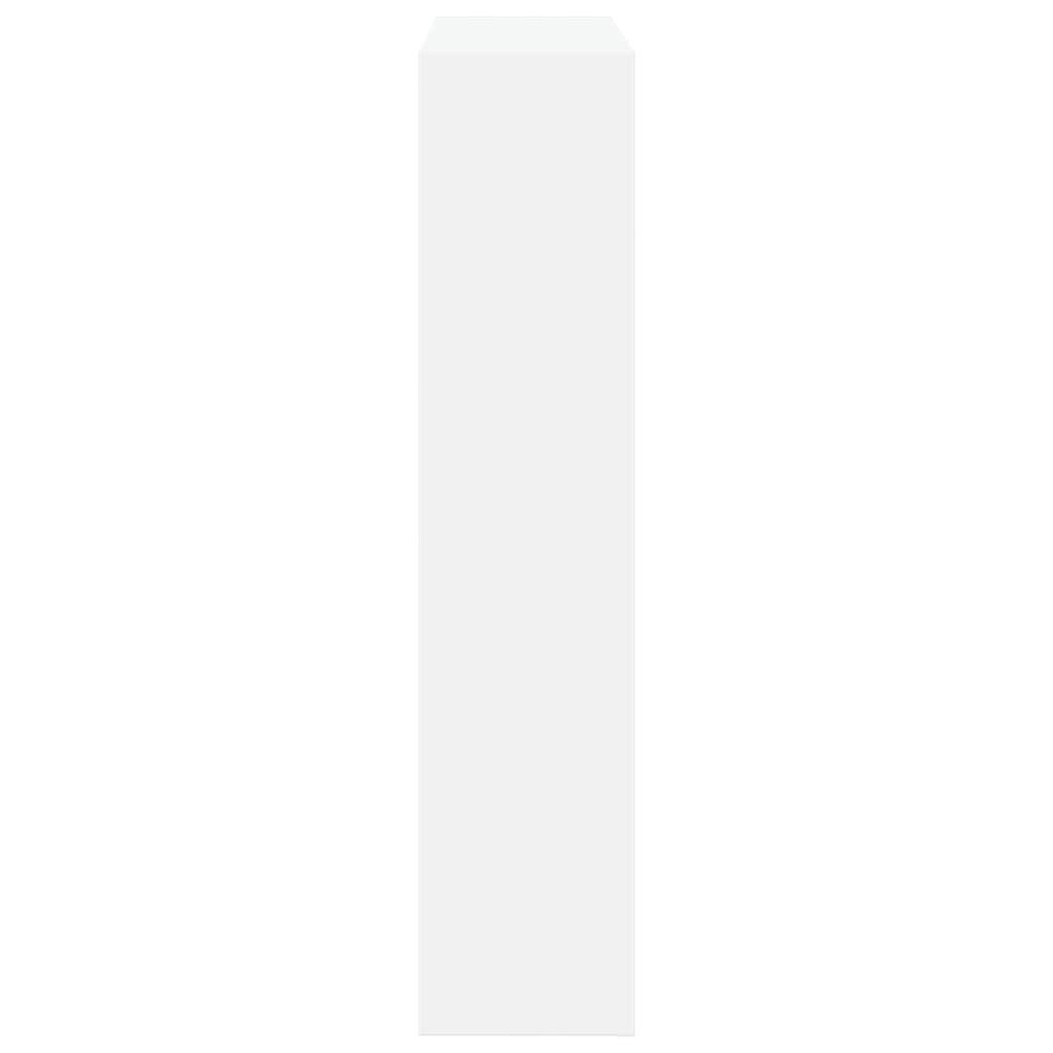 Voir la diapositive 5 : VIDAXL Cadre de cheminee blanc 81x18x82 cm bois d'ingenierie