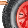 Voir la diapositive 3 : LINXOR Roue gonflable pour brouette - 33 x 8.5 cm - Axe 20 mm
