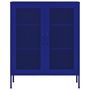 Voir la diapositive 3 : VIDAXL Armoire de rangement Bleu marine 80x35x101,5 cm Acier