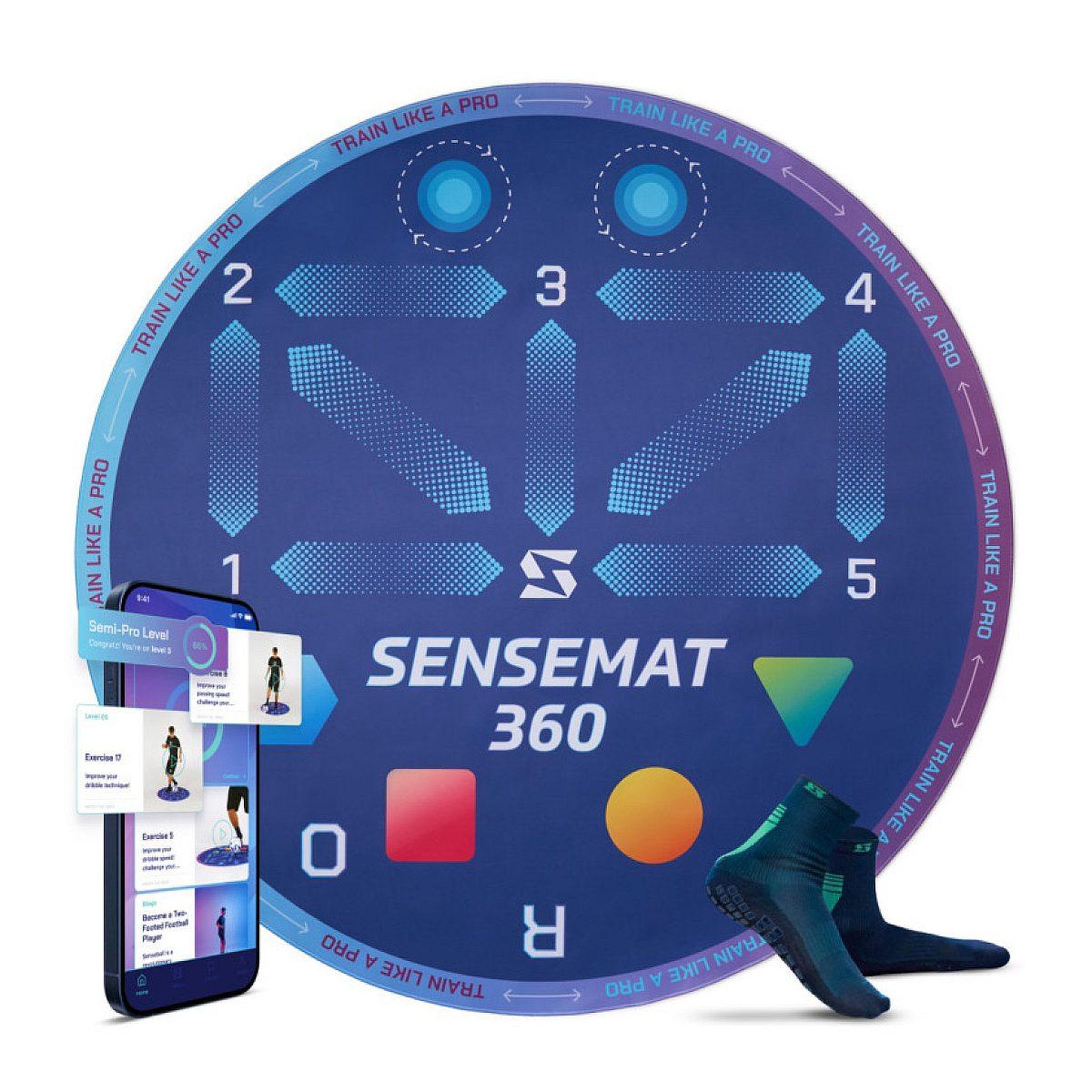 Icare Tapis d'entrainement pour le football - sensemat 360
