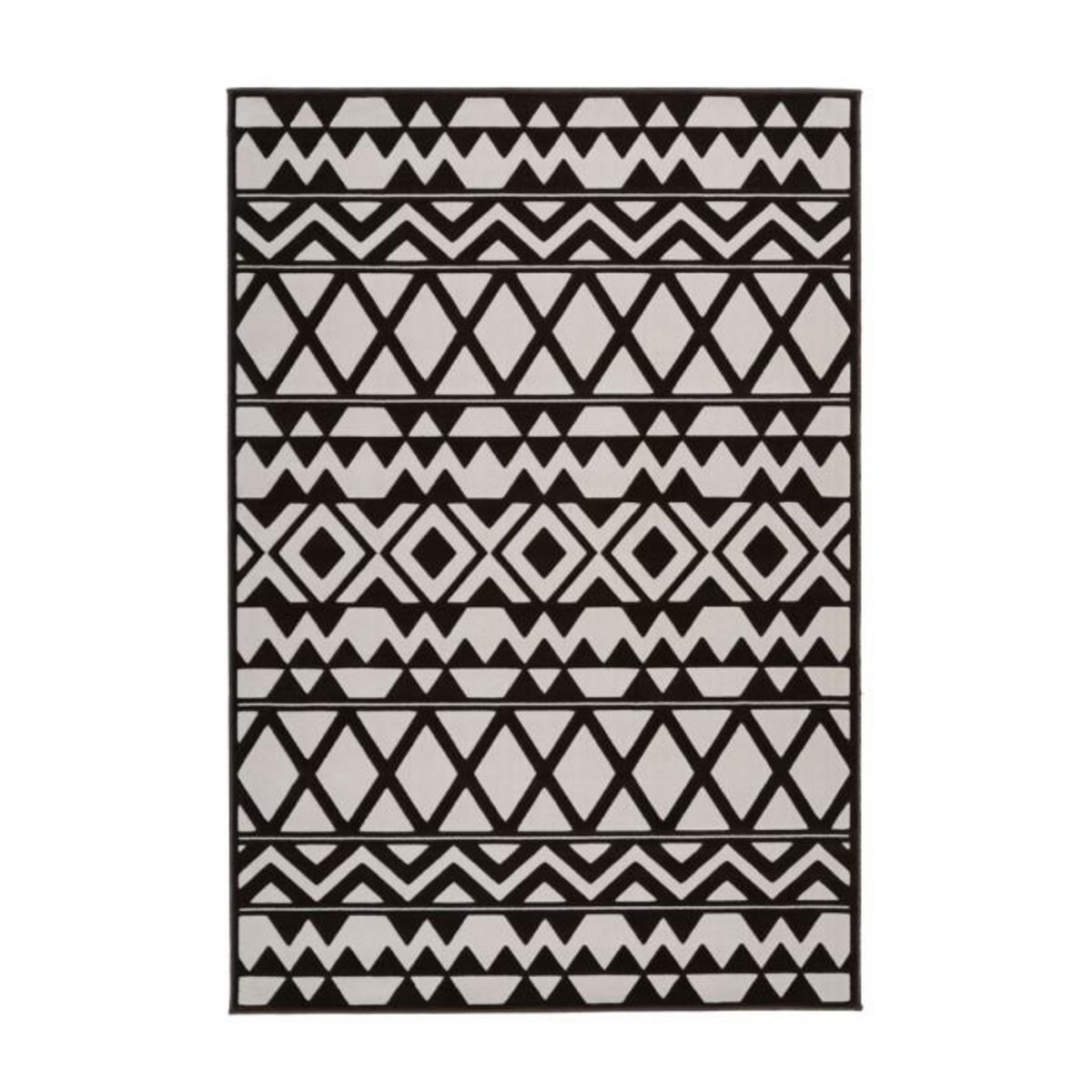 Paris Prix Tapis Ethnique à Poils Courts  Esperanto VII  Marron