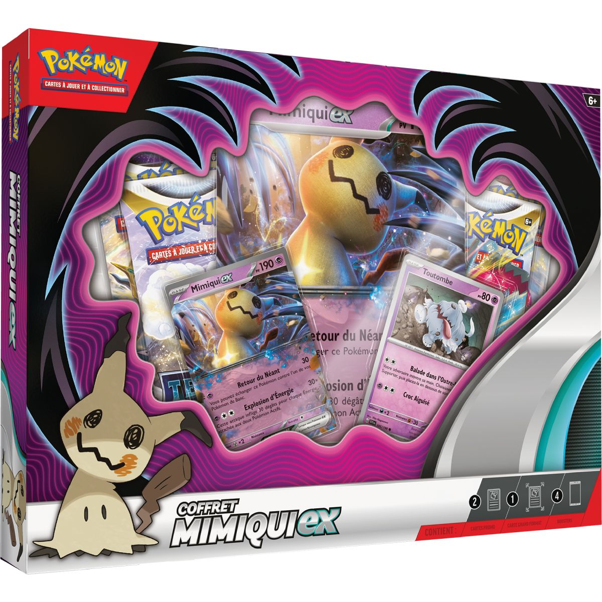 POKEMON Coffret Cartes Pokémon Mimiqui EX