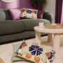 Voir la diapositive 5 : ATMOSPHERA Coussin Déco Brodé  Hary  45x45cm Multicolore