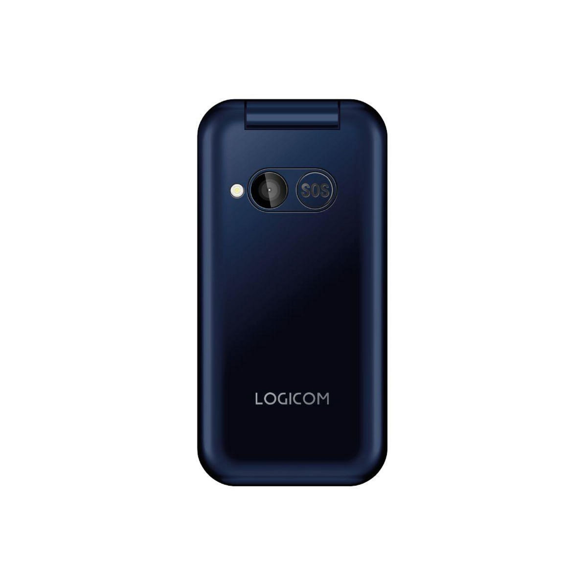 Logicom Téléphone portable Fleep 450 Bleu 4G