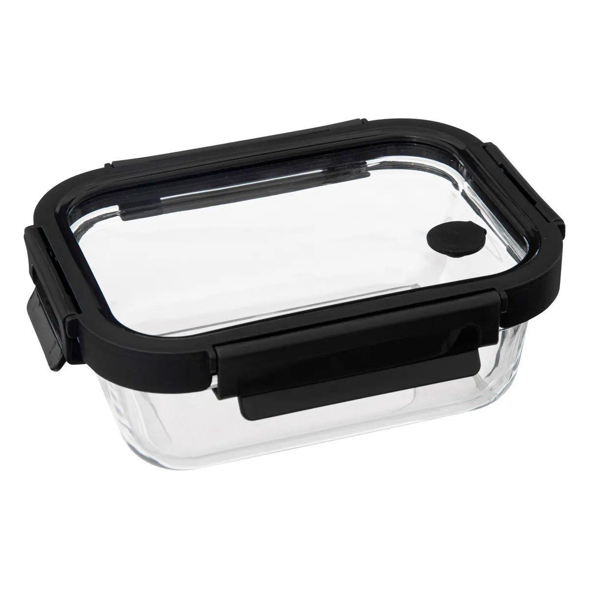 FIVE Boîte de conservation en verre  clipeat plus  0,5l noir