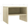 Voir la diapositive 6 : VIDAXL Table de chevet chene sonoma 40x30x30 cm Bois d'ingenierie