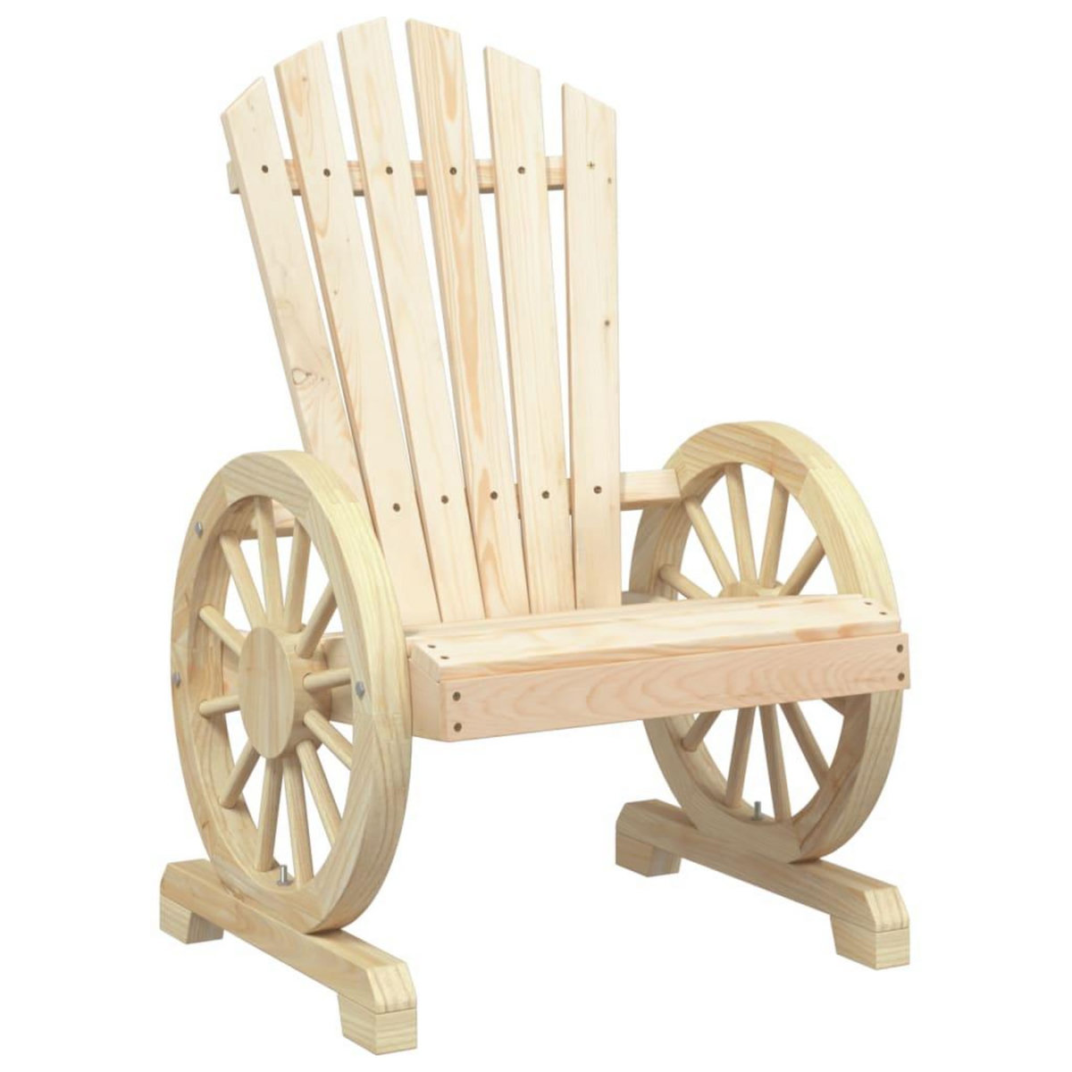 VIDAXL Chaises de jardin Adirondack lot de 4 bois de sapin massif
