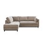 Voir la diapositive 5 : LISA DESIGN Anna - canapé d'angle gauche - 5 places - convertible - en velours