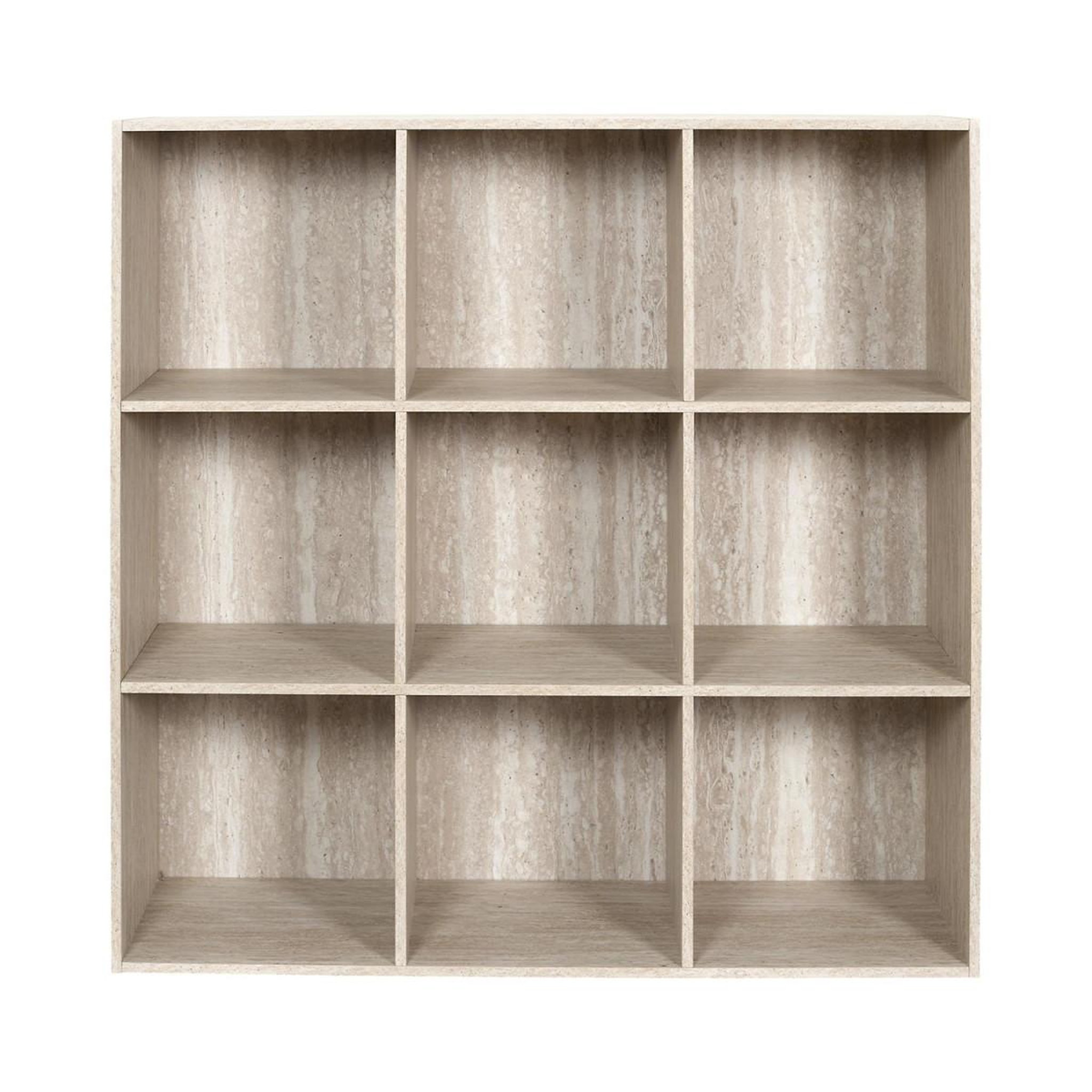 Voir la diapositive 2 : The Home Deco Factory Étagère modulable 9 cases  pietra  99cm beige