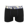 Voir la diapositive 4 : FREEGUN Lot de 4 Boxers homme Coton Bio Noir