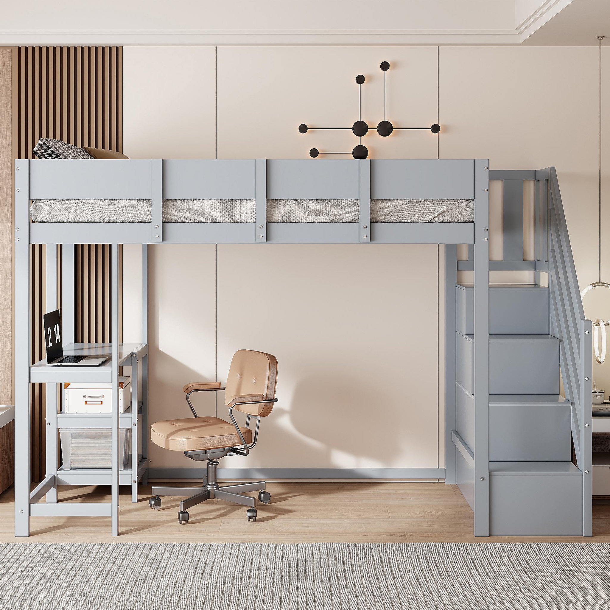Voir la diapositive 4 : MERAX Lit mezzanine