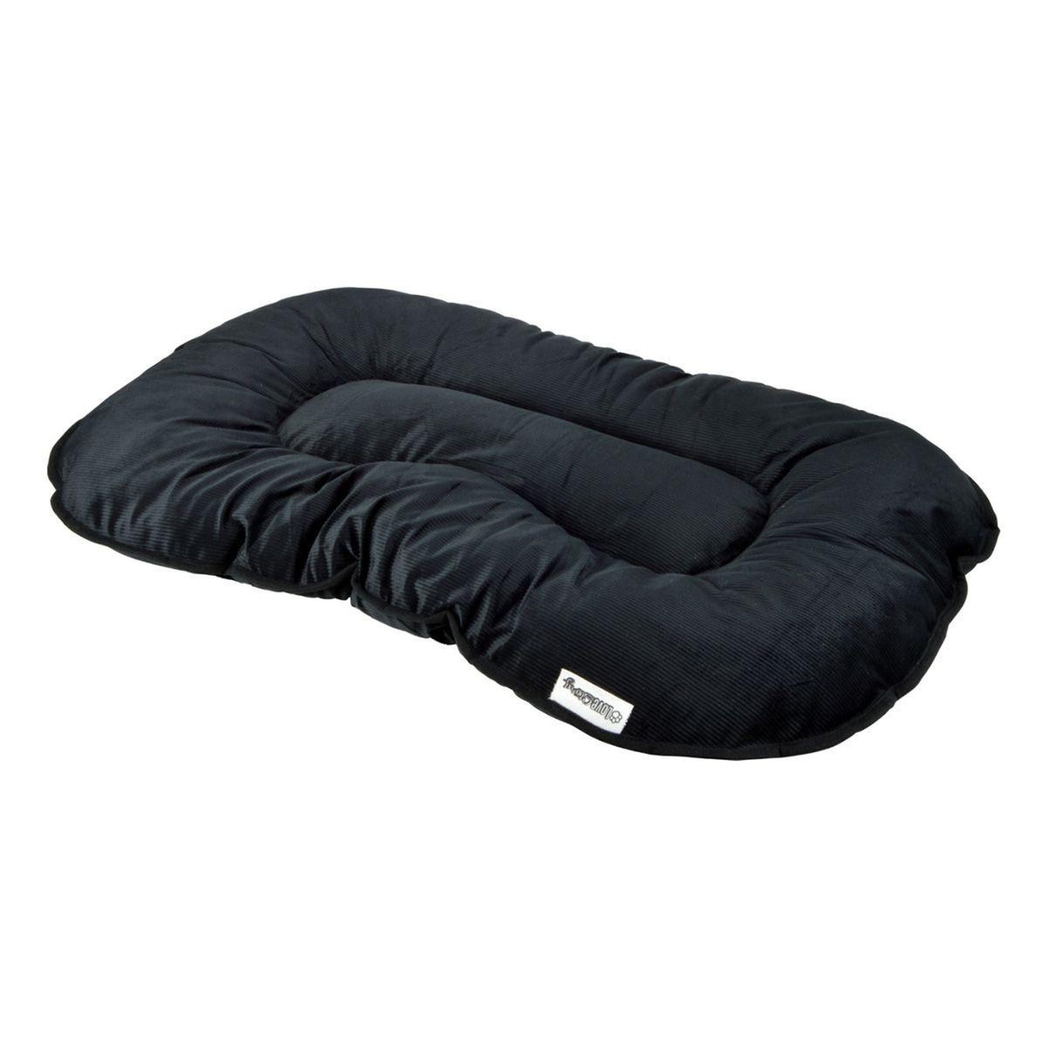 Voir la diapositive 1 : LOVE STORY Coussin pour chien & chat velours  crafty  69cm noir