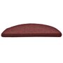 Voir la diapositive 3 : VIDAXL Tapis d'escalier 30 pcs rouge 56x17x3 cm