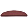Voir la diapositive 3 : VIDAXL Tapis d'escalier 30 pcs rouge 56x17x3 cm