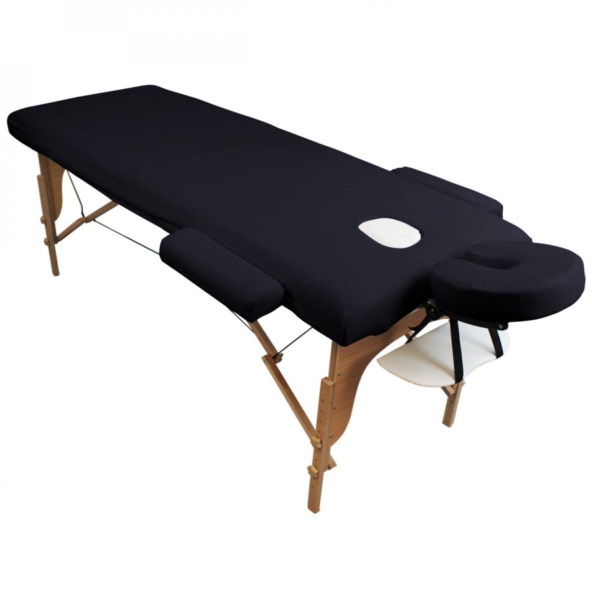 VIVEZEN Kit complet de housses pour table de massage - Éponge - Gris anthracite