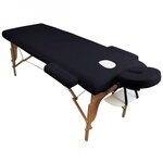 VIVEZEN Kit complet de housses pour table de massage - Éponge - Gris anthracite