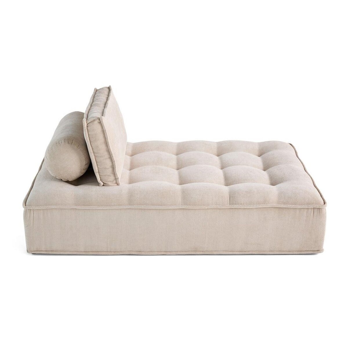 LISA DESIGN Marisol - module d'assise méridienne - velours texturé