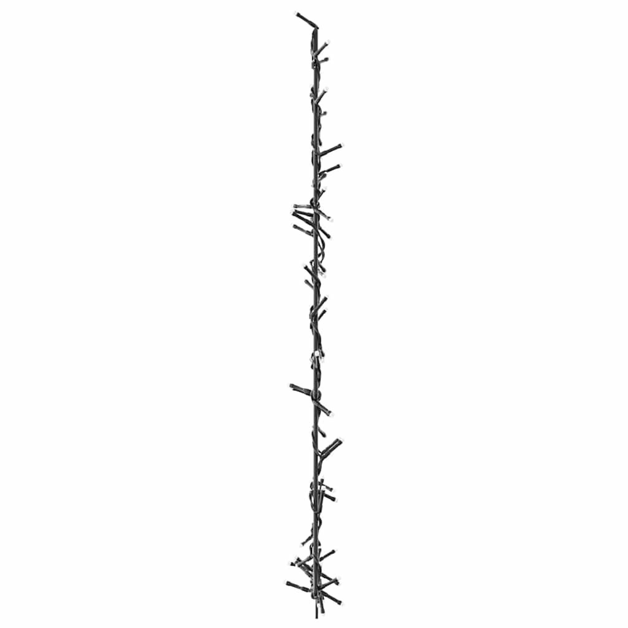 Voir la diapositive 5 : VIDAXL Lumieres de Noël silhouette d'arbre de Noël 80 LED blanc chaud